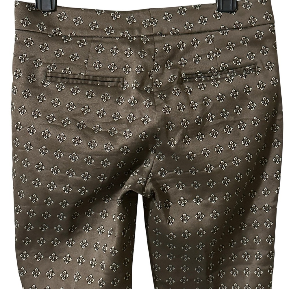 ETRO Brown Embroidered Print Casual Pants Size 40 Made in Italy Tailored READ - Picture 6 of 16